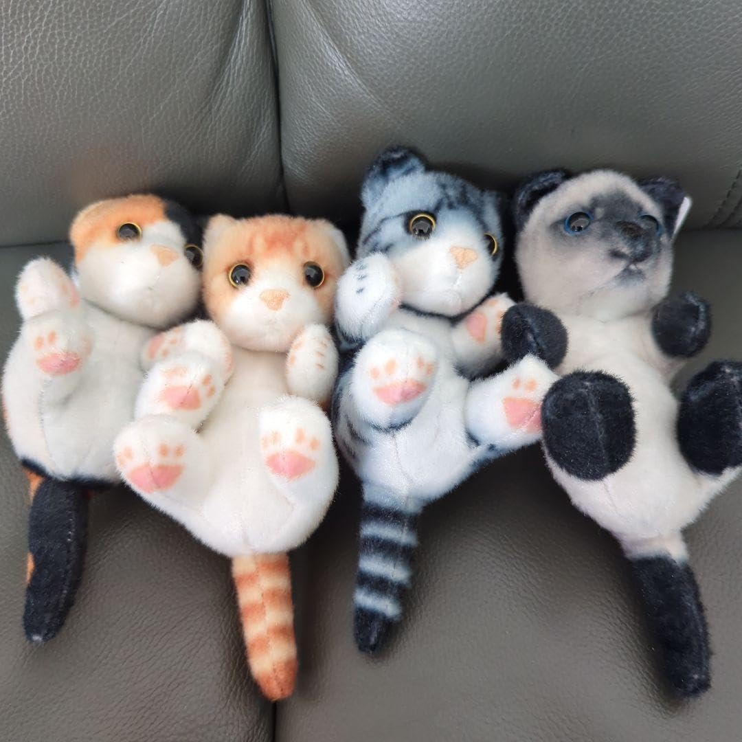 猫つまんでマスコットBC　猫　ぬいぐるみ　猫つまんで　マスコット　リアルアニマル Amazon.co.jp: 猫つまんでマスコットBC 猫つまんで マスコット